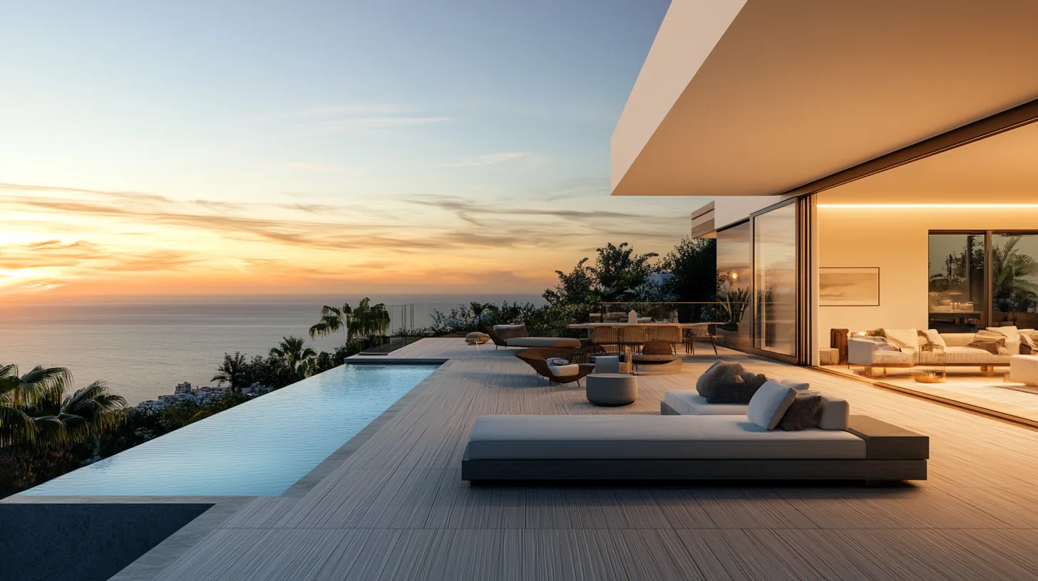 Luxury beachfront villa rental Costa del Sol
